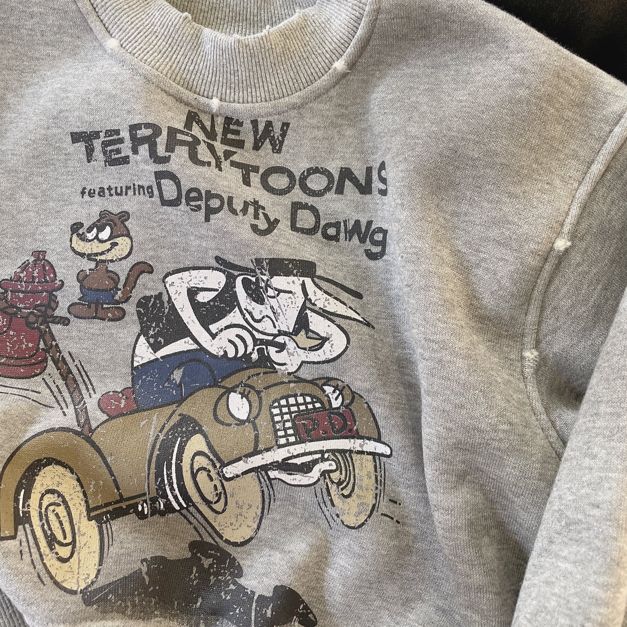 NEW TERRY TOONS裏起毛トレーナー