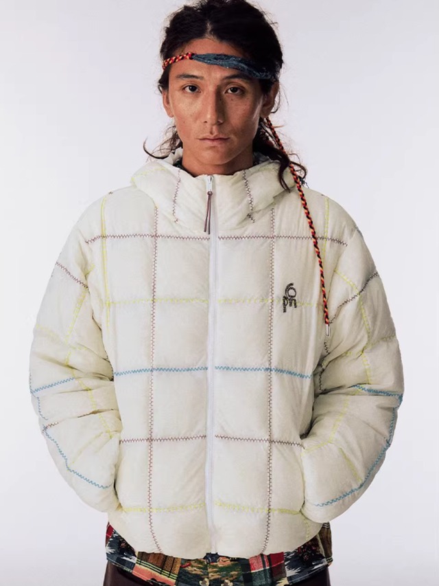 CONP Semi-sheer Chain Down Jacket