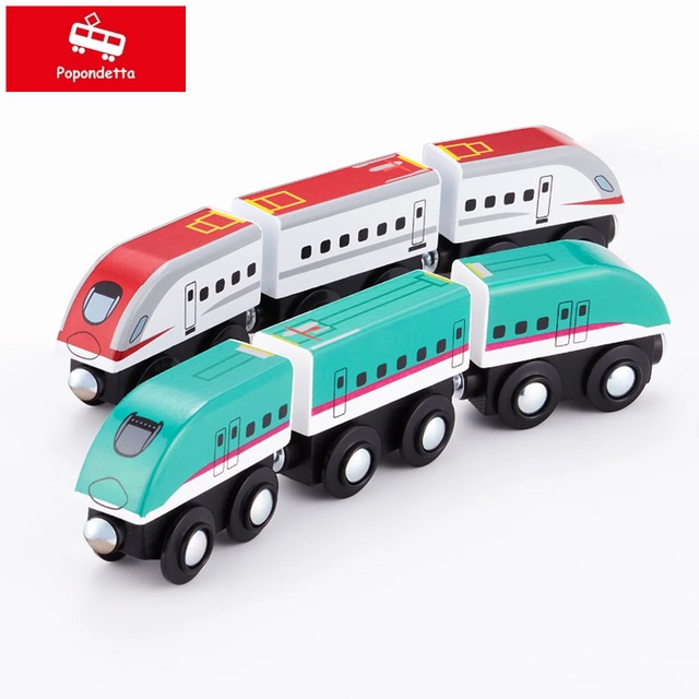 ポポンデッタ moku TRAIN E5系はやぶさ＆E6系こまち連結セット おもちゃ グッドトイ