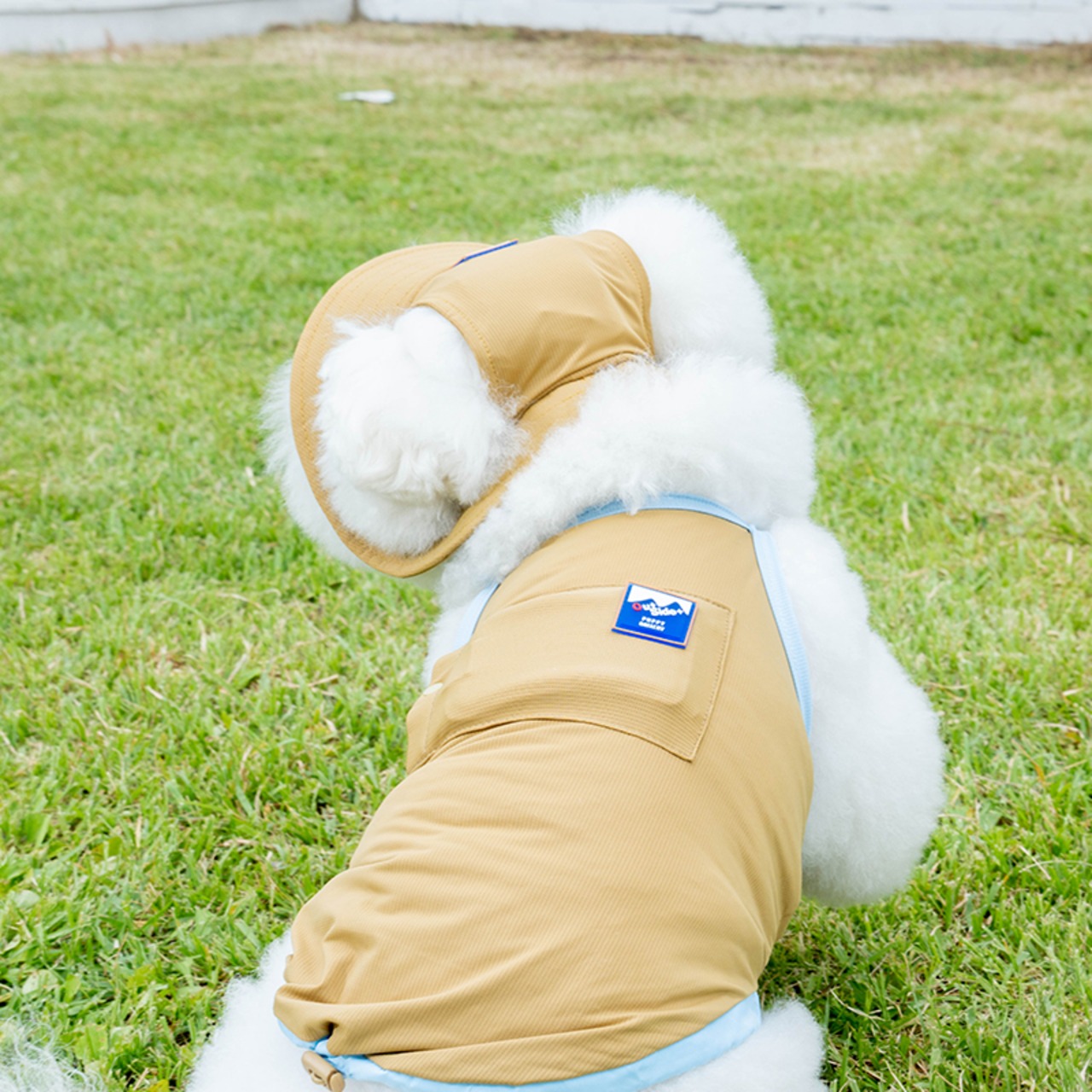 【puppygallery公式】Outside plus cooling tank top #4~#5〈 Brown〉 2XL-3XL