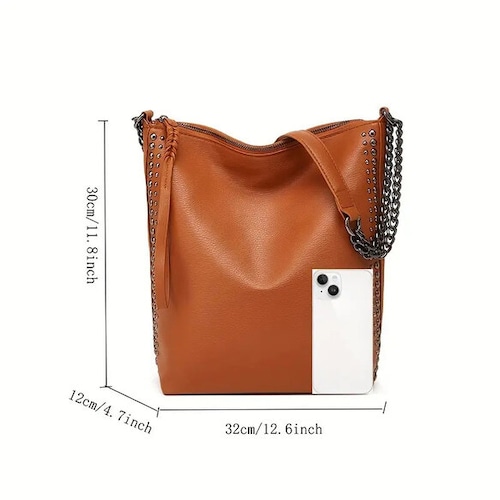 大容量バック レディースバック ３色 黒 チェーン ショルダーバック Y2K ボディバック 仕事両用カバン