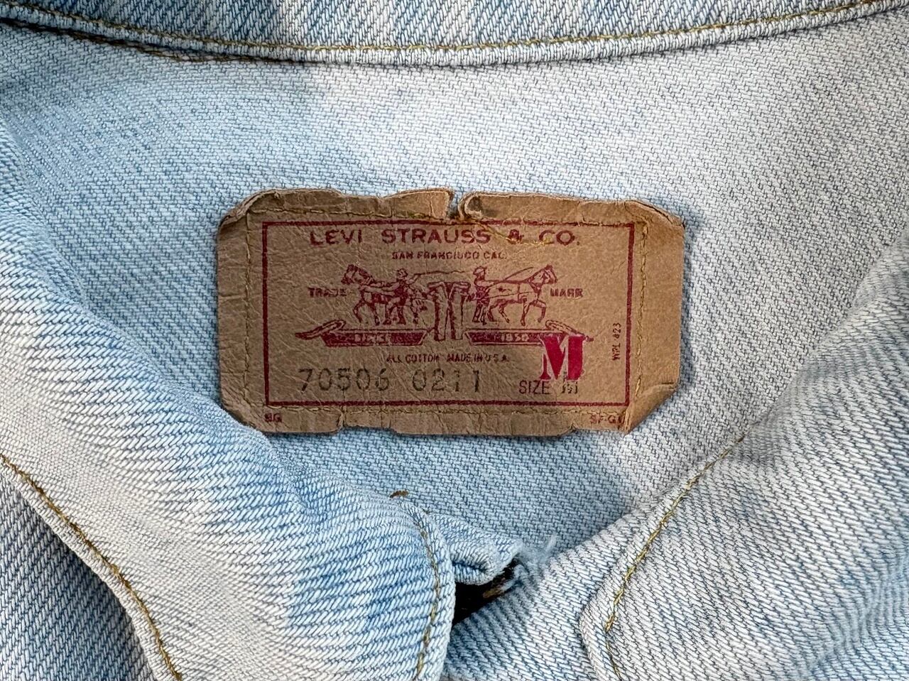 Levi’s AUTHORIZED VINTAGE デニム ジャケット USA製 Levi's Authorized Vintage denim jacket MADE IN USA | AFTER DARK