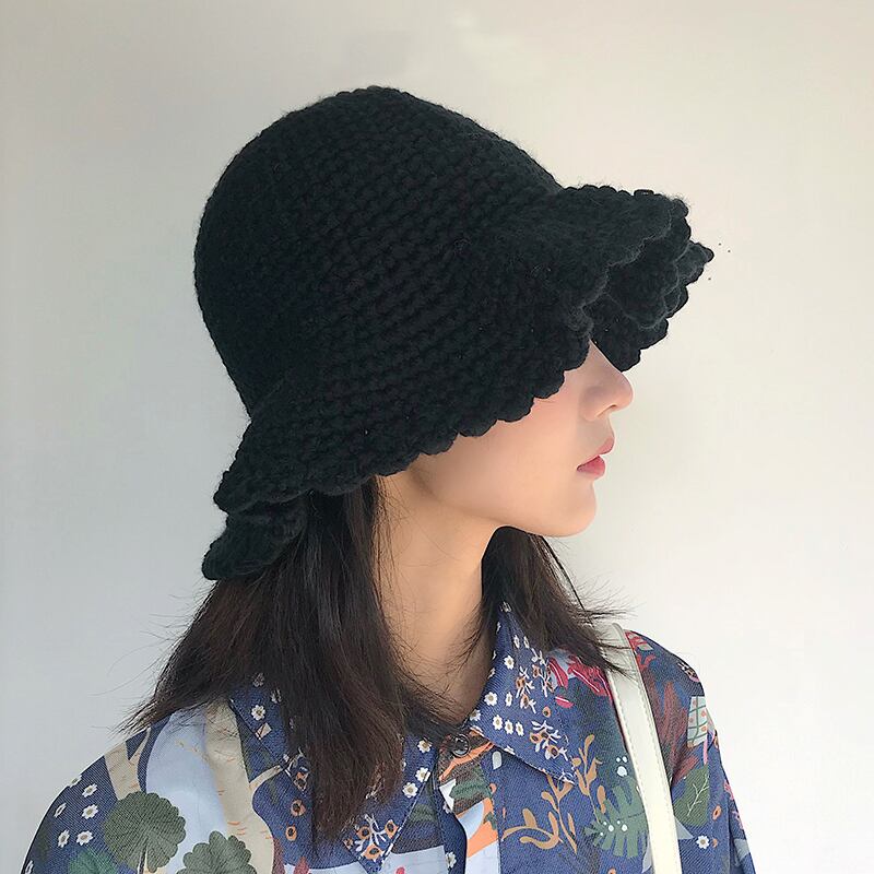 オータムウィンターウールニット 帽子 秋物 冬物 ブラック・アイド・ピーズ29265159062