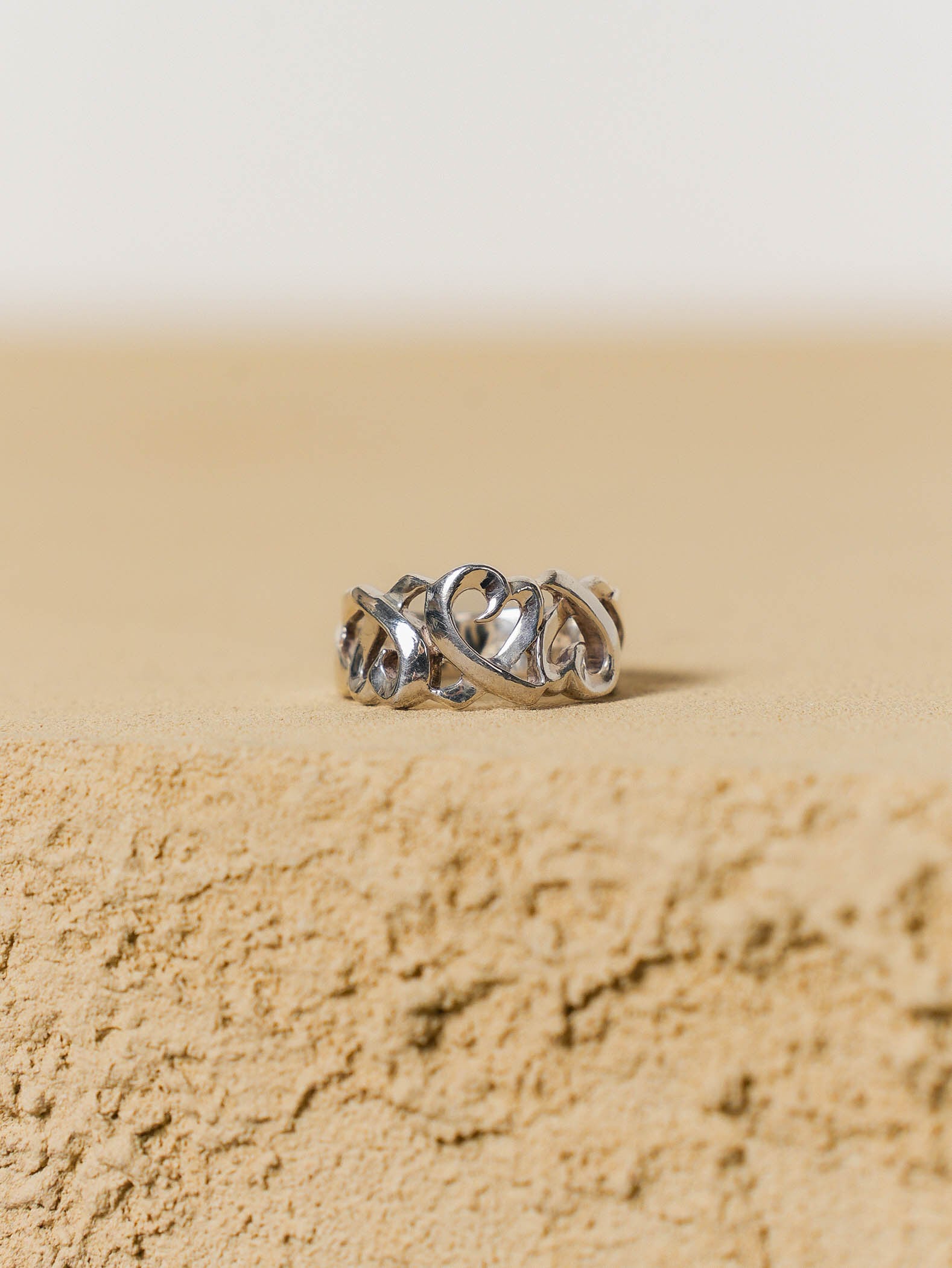 Tiffany&Co. ティファニー トリプルラビングハート SV925 リング
