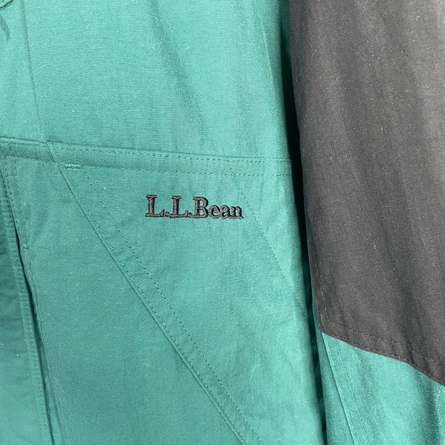 L.L.bean エルエルビーン 切替中綿入りマウンテンジャケット 90s 緑黒