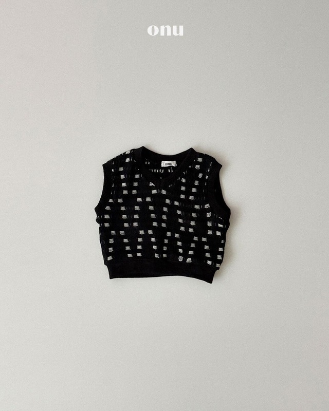 予約⌇onu/ Warm knit vest