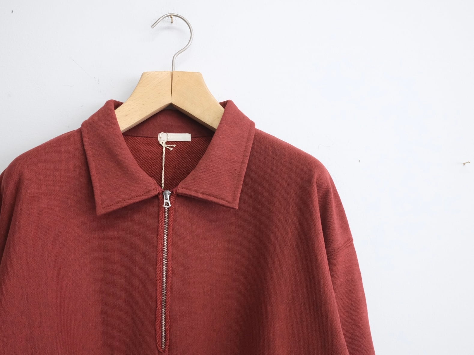 ULTERIOR” FADED SILKY TERRY RW HALF ZIP P/O” | Lapel online store