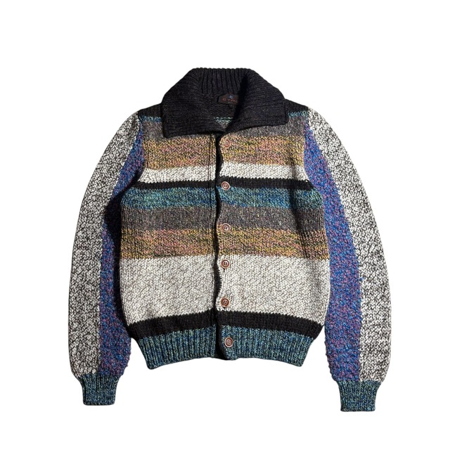ETRO mix border knit cardigan