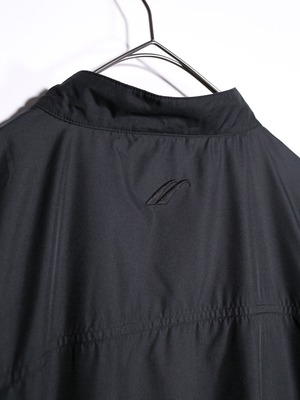 mock neck design half snap s/s pullover
