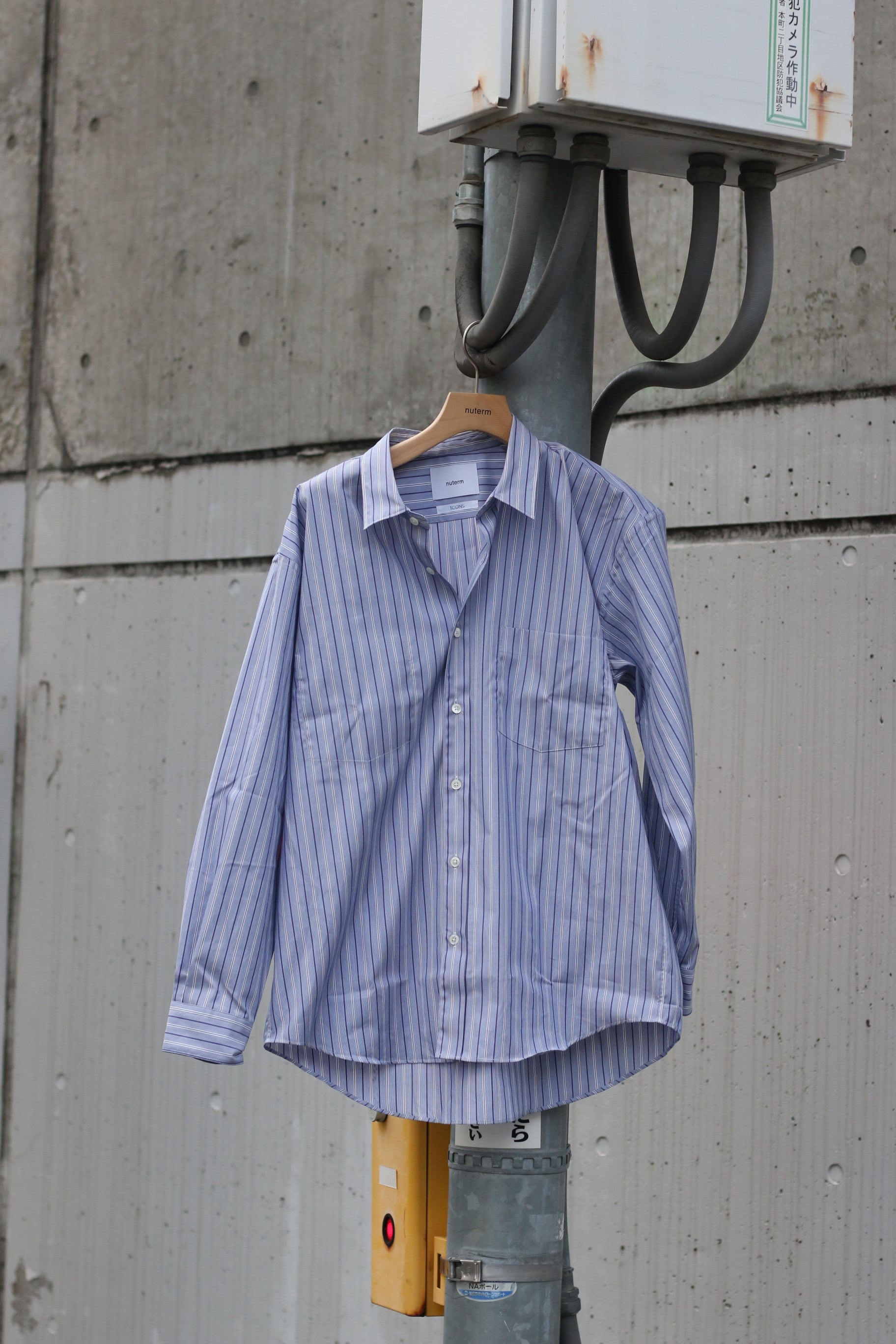 nuterm］Relaxin` Shirts ICONS EX. “Blue Stripe” | ICONS