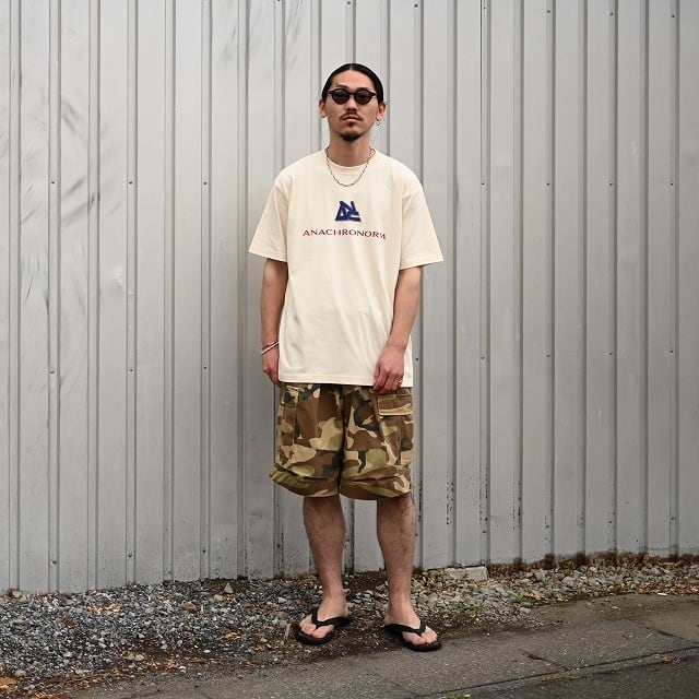 ANACHRONORM ミリタリーショーツ L ニット ボクシングショーツ カーキ