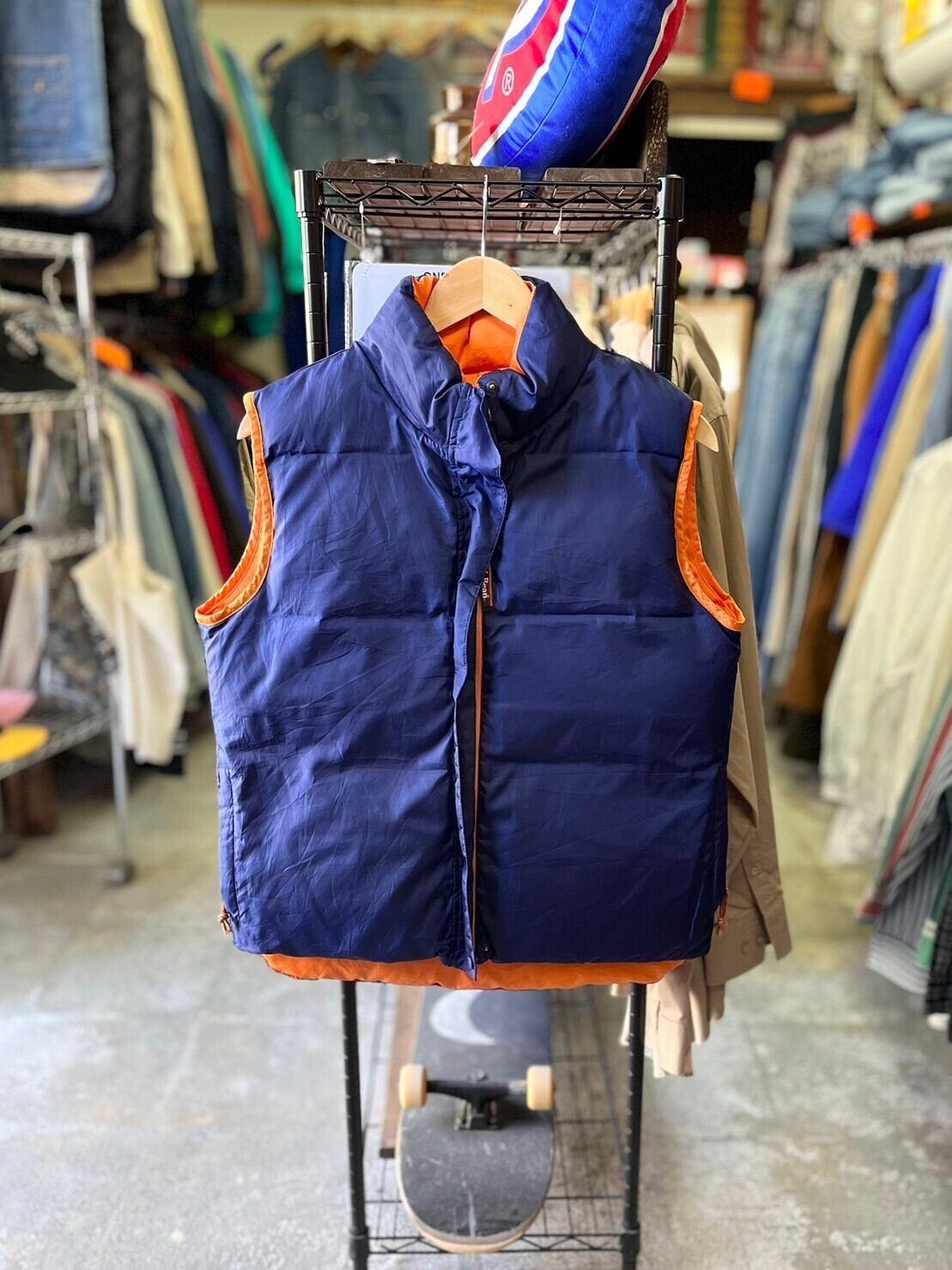 【size W-S】夕焼けタグ L.L.Bean エルエルビーン リバーシブル