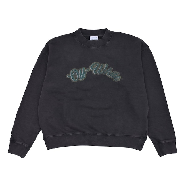 【OFF-WHITE】GREEN BACCHUS SKATE CREWNECK(BLACK)