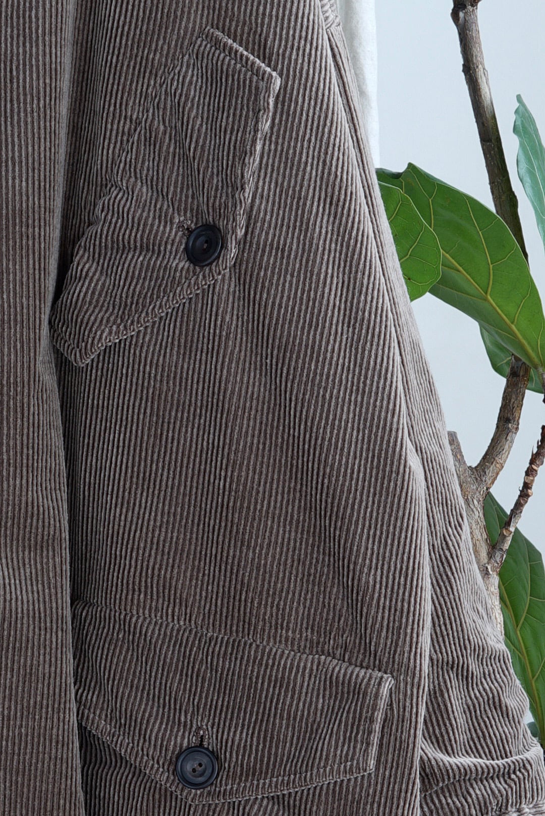 RICORRROBE - COVERALL LIMBO - CASHMERE CORDUROY | Brownie