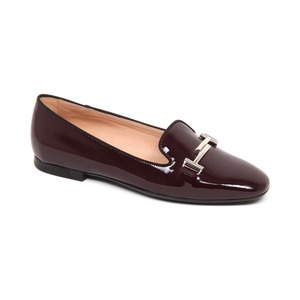 TOD'S トッズ レディース バレエシューズ エナメル レッド
