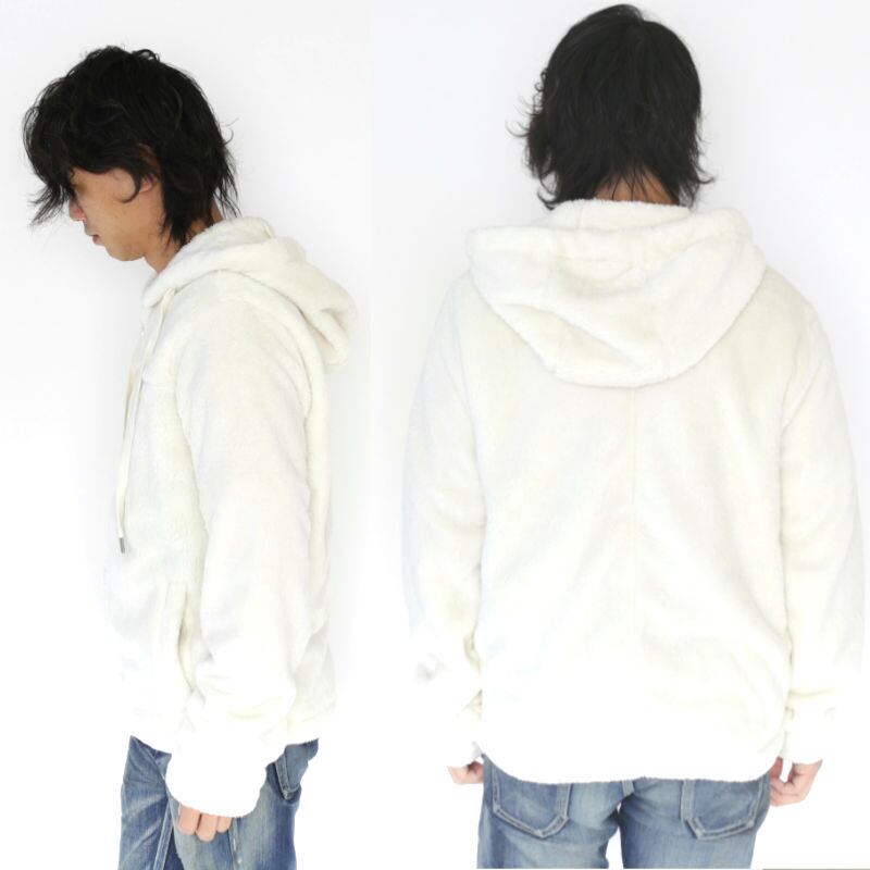 30%OFF GUESS【ゲス】ミニワッペンフリースパーカー フーディー ボア