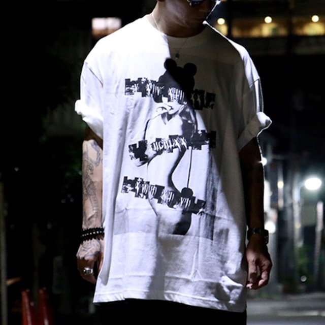 5.6oz Art Print Cotton S/S TEE "Box Maria" 