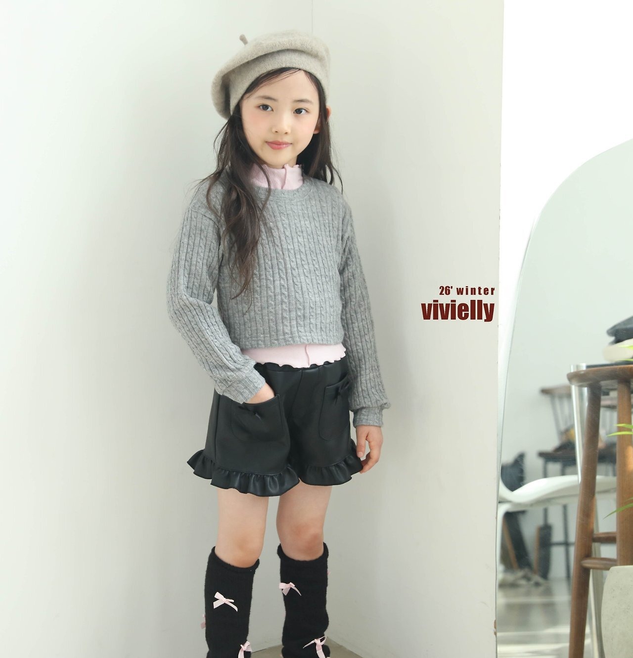 vivielly［取寄］sugar turtle neck tee 26winter