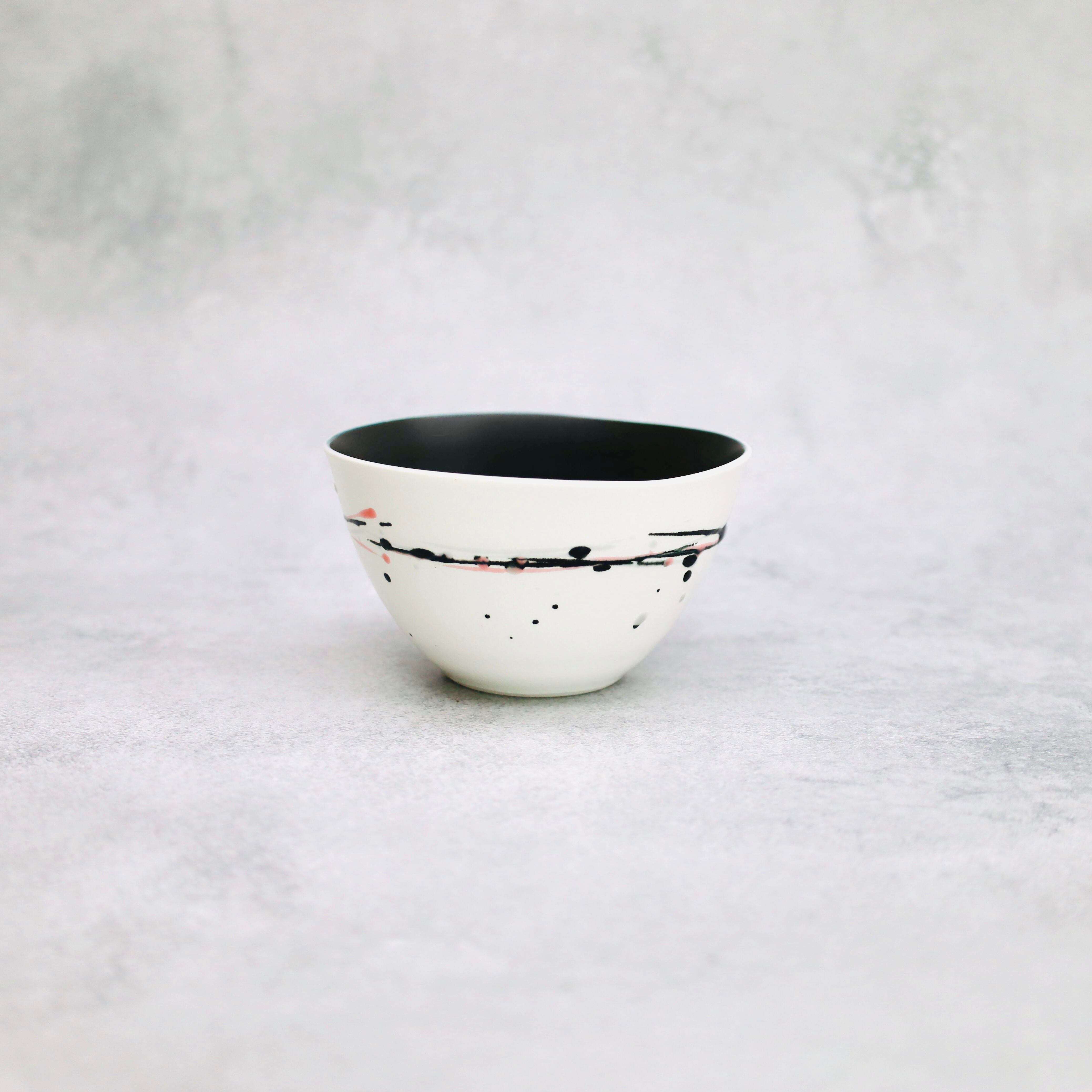 ピンク掛け釉 モノトーン・bowl(S)
