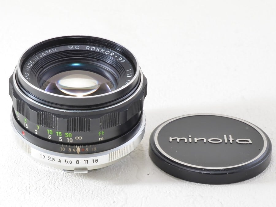 MINOLTA MC ROKKOR PF 55mm F1.7 ミノルタ（22314） | サンライズ ...