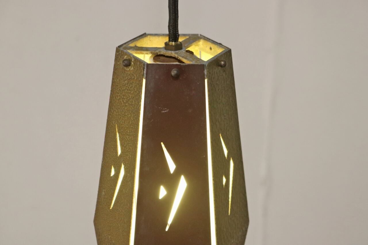 ヴィンテージ ペンダントライト ランプ 照明 和モダン 吊り下げ 金属製