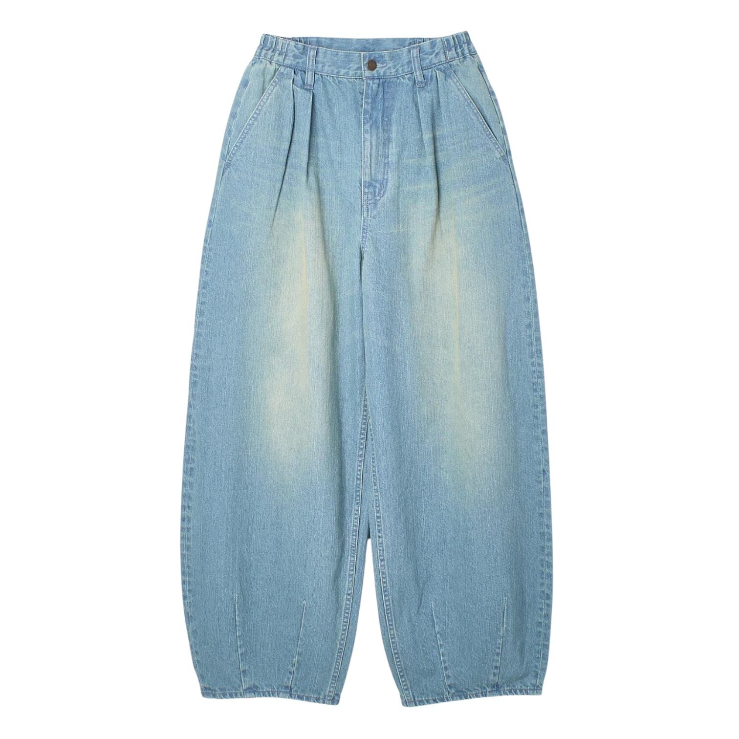 【x-girl】TUCK WIDE LEG DENIM PANTS【エックスガール】