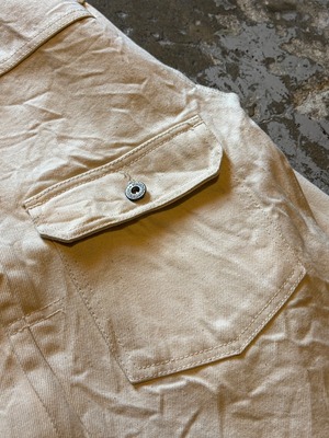 HOUSTON / Type1 Denim jacket " T-BACK " / ファースト / OFF WHITE / 51373