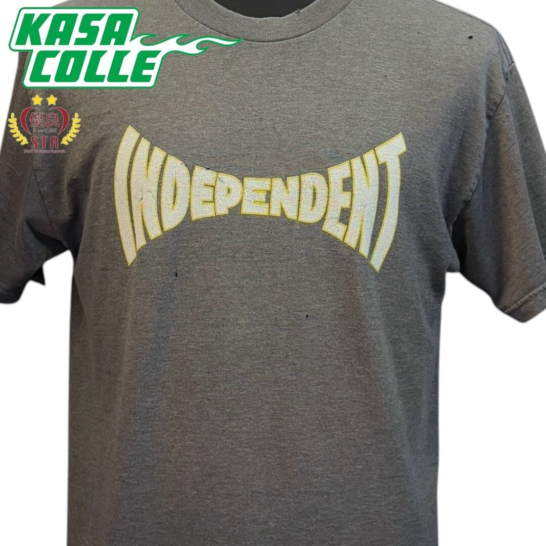 INDEPENDENT】インディペンデント スパンロゴ Tシャツ L相当