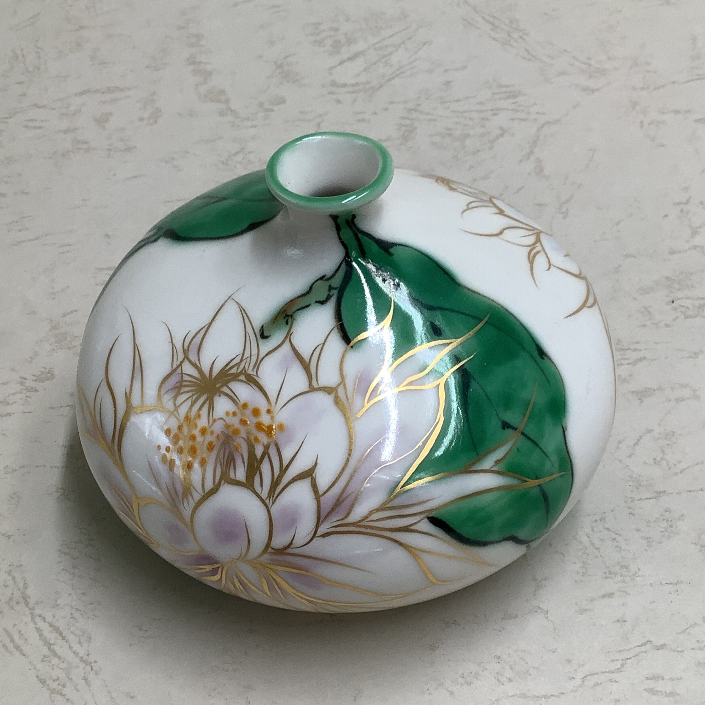 京焼・清水焼 香炉 紫草花(むらさきそうか) 陶あん トウア906 磁器