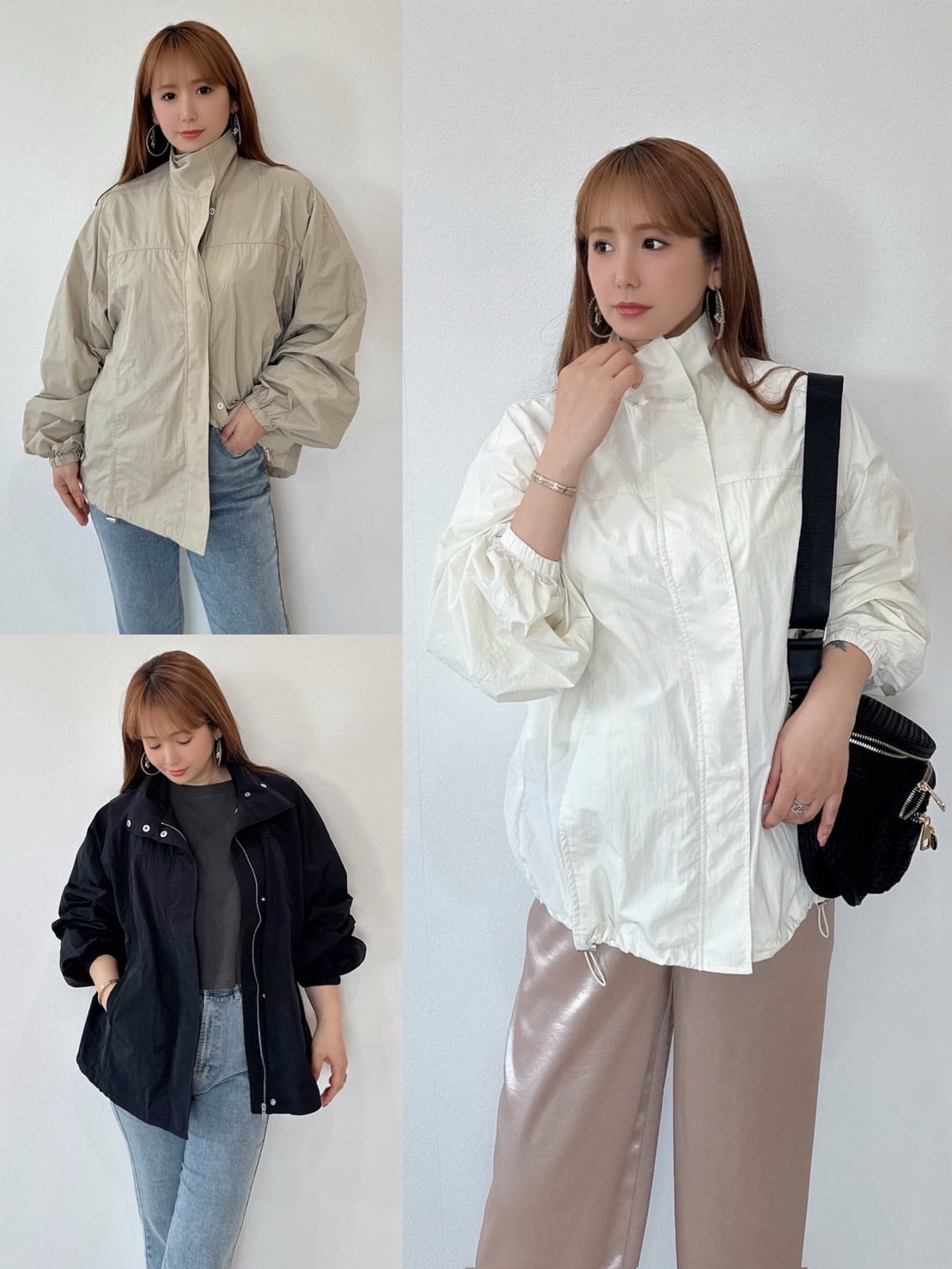 ☆mocoa’s☆モコアズ コラボアウター ブラウン L MO&Co. Women's Midi Length Crew Neck Faux Shearling Fuzzy Coat in