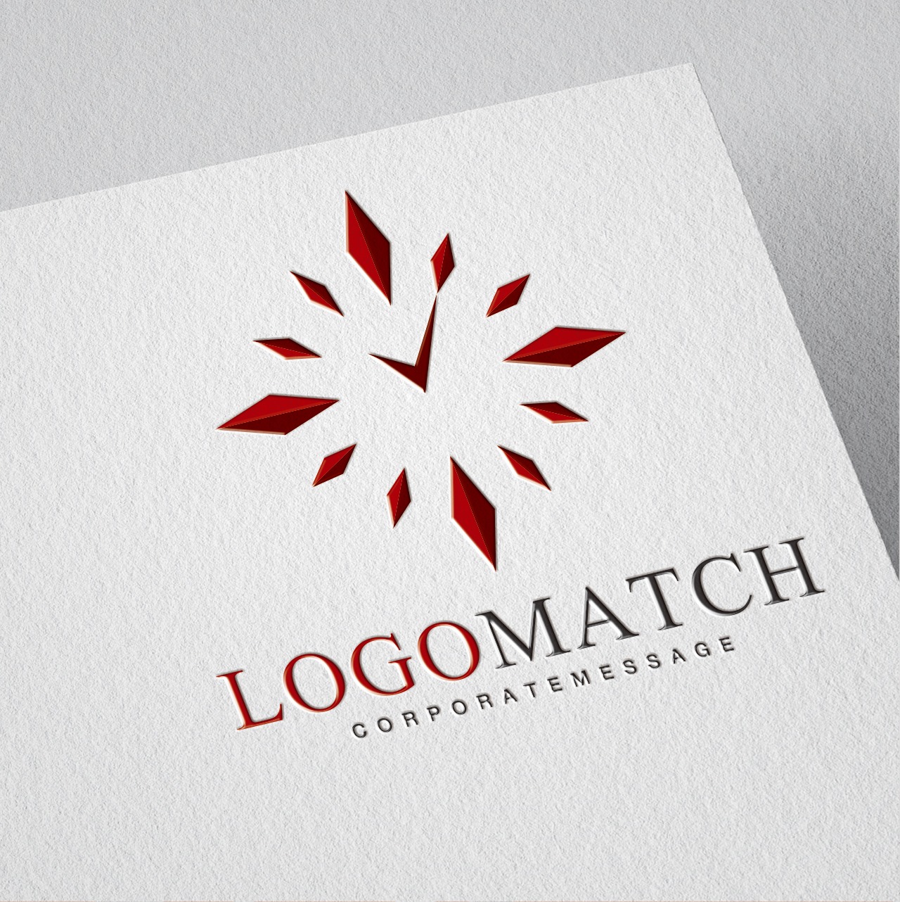 刻と方位磁針のロゴ