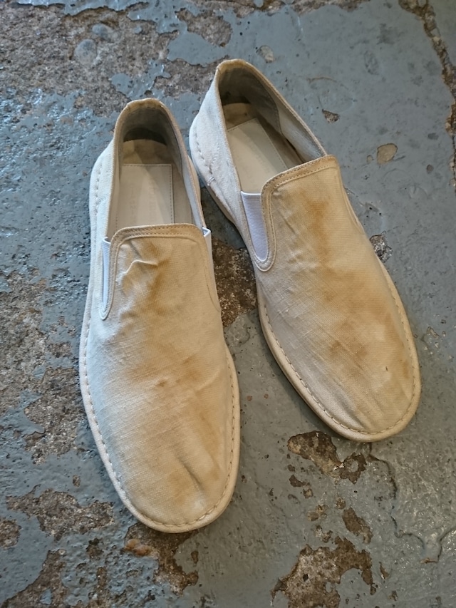 Y's for men CANVAS SLIP-ON SHOES