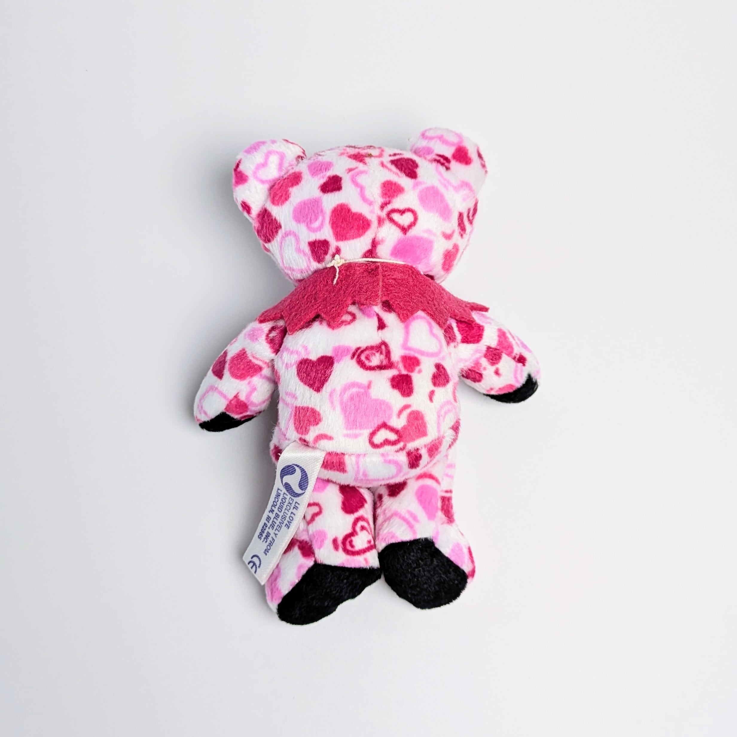 ☆DEADSTOCK / VINTAGE☆ 2001年製【 Grateful Dead(グレイトフルデッド)】5inch 5インチ / Bean Bear ビーンベア / ハート柄 / シリーズA / ベロなし 舌なし  / Lil Love リル・ラブ / 日本限定 JAPAN LIMITED〚アメリカン雑貨 アメトイ〛