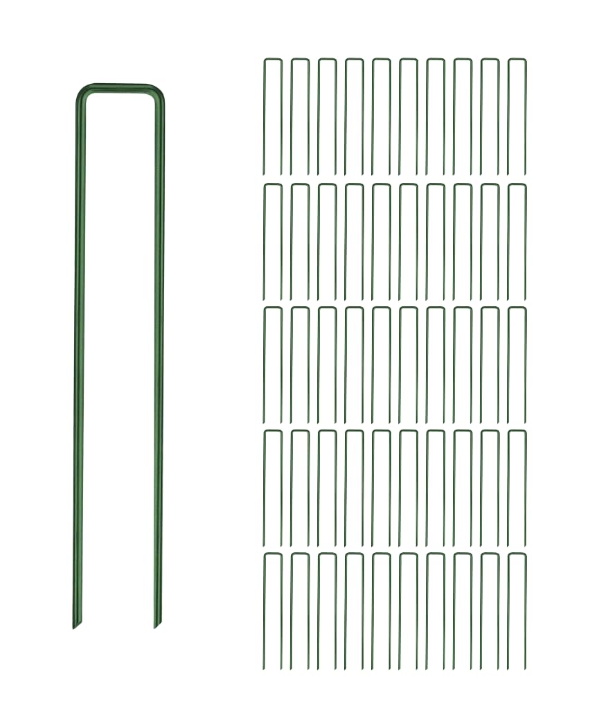 人工芝用 ピン おさえピン U字ピン グリーン (150mm 50本セット)