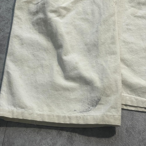 90s USA製 ホワイト ダブルニー Carhartt 29×32 詳細写真15