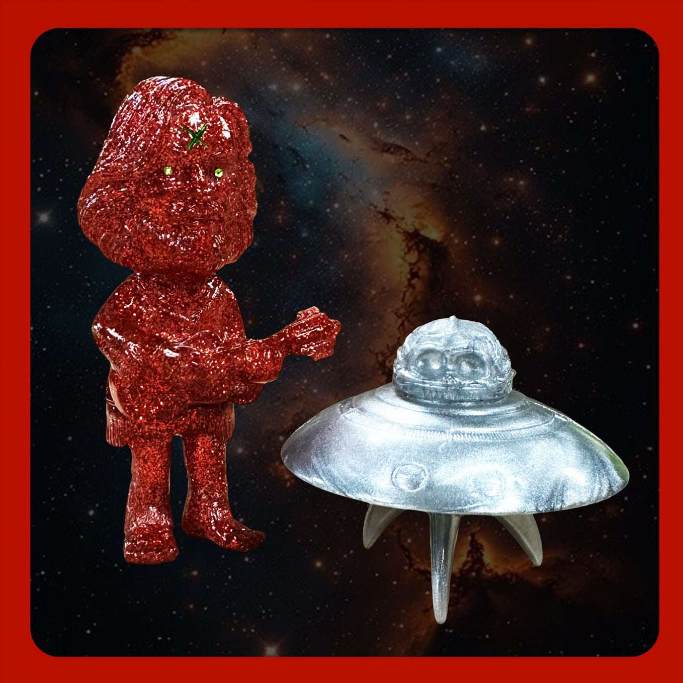 【CURE × HANG】Charlie Kun figure “THE RED VISITOR” set