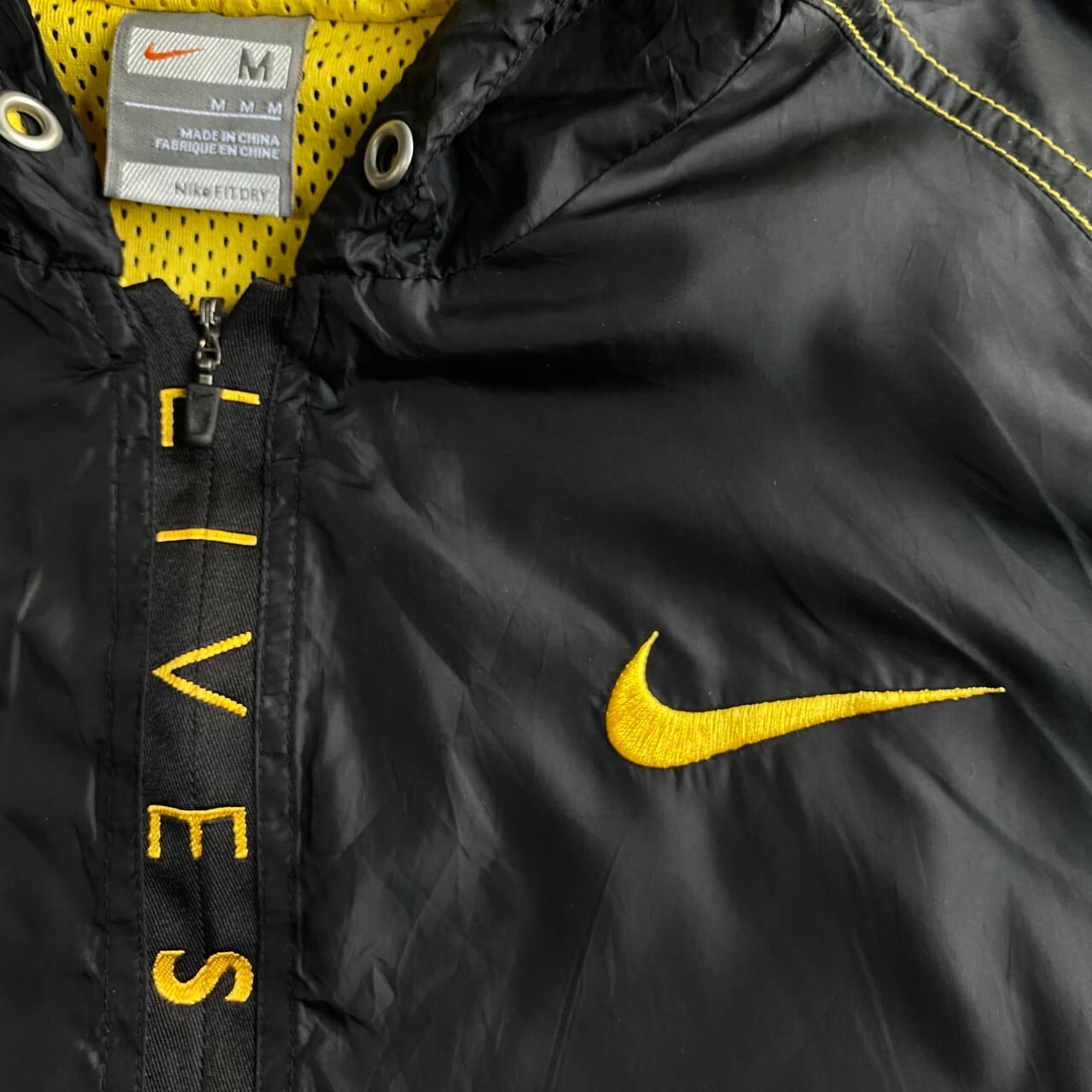 00年代 NIKE ナイキ LIVESTRONG ハーフジップ スウォッシュロゴ ...