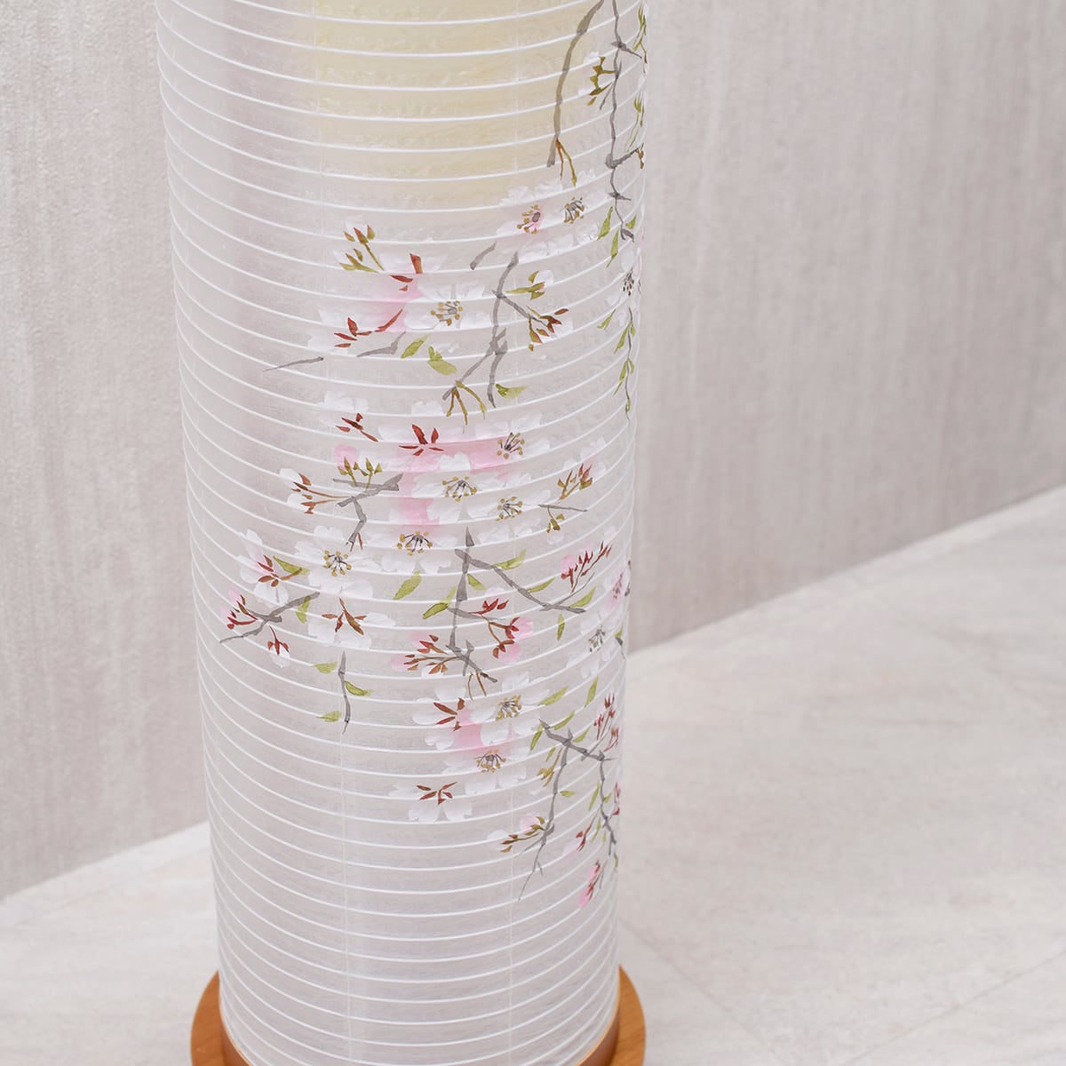 盆提灯【華ごころ 4号 二重】桜｜モダン ｜おしゃれ｜ コンパクト