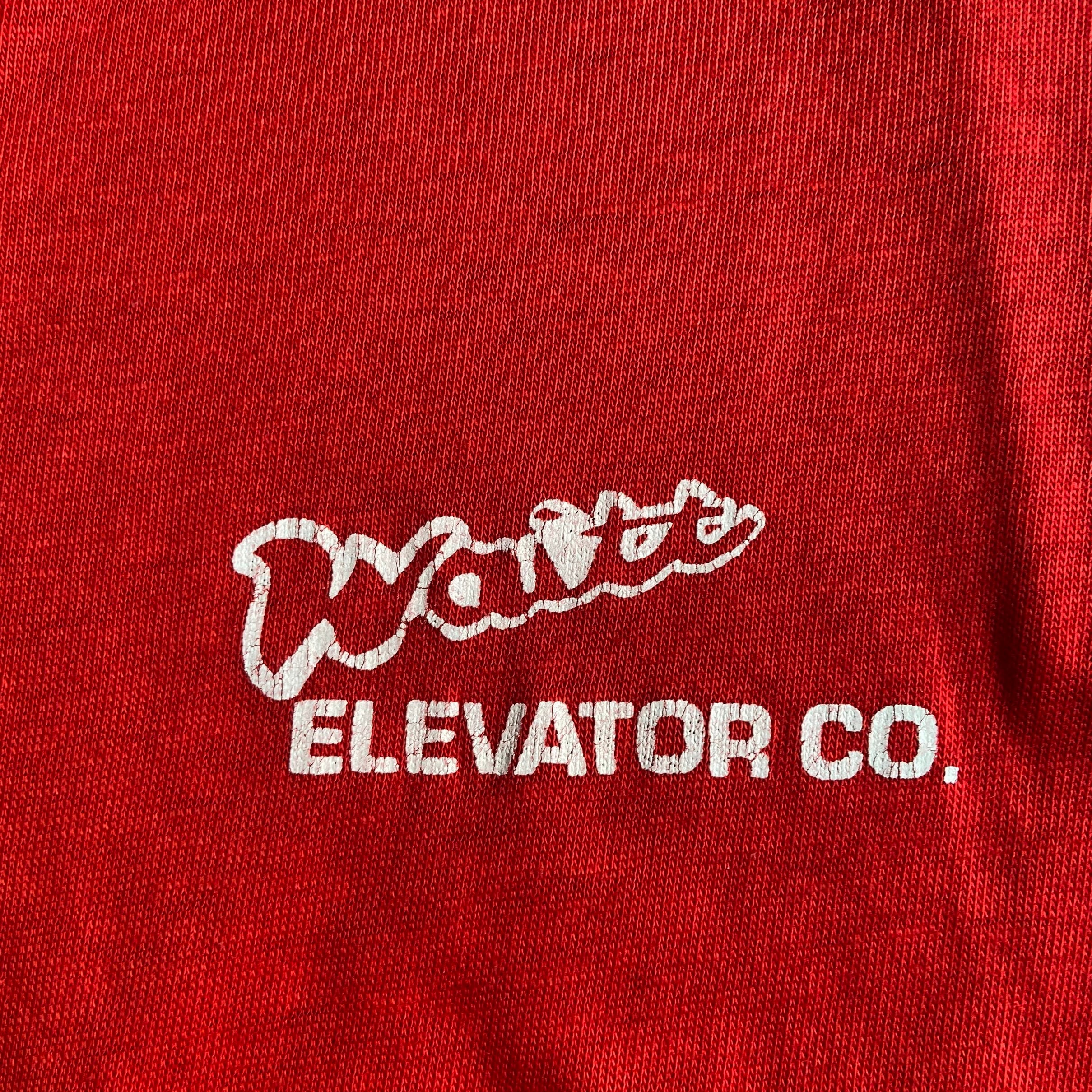 ヴィンテージ USA製 k-mart 企業ロゴ 刺繍ロゴ プルオーバー XL 赤