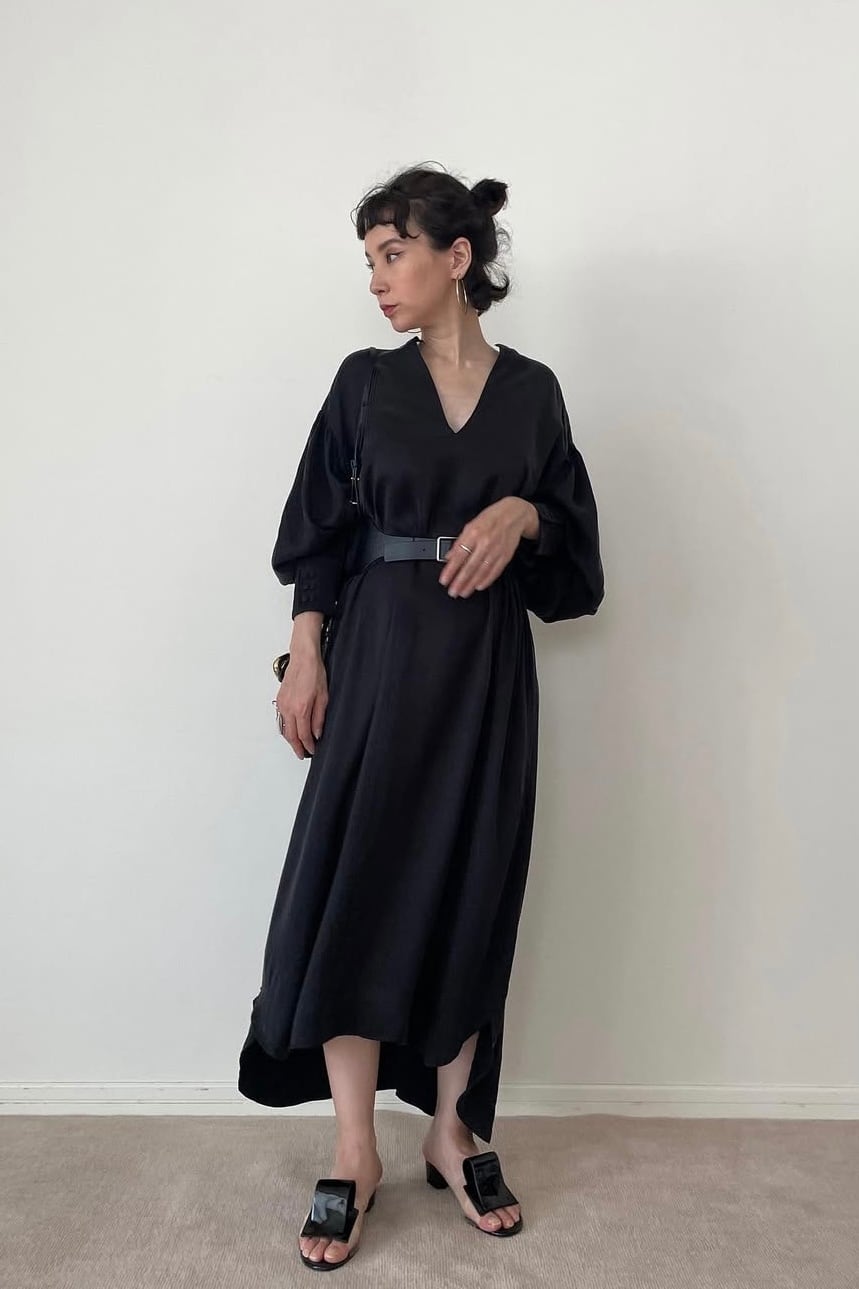 アニックANNIK Leg of mutton dressマトンスリーブドレス アニックANNIK Leg of mutton dressマトンスリーブドレス ANNIK