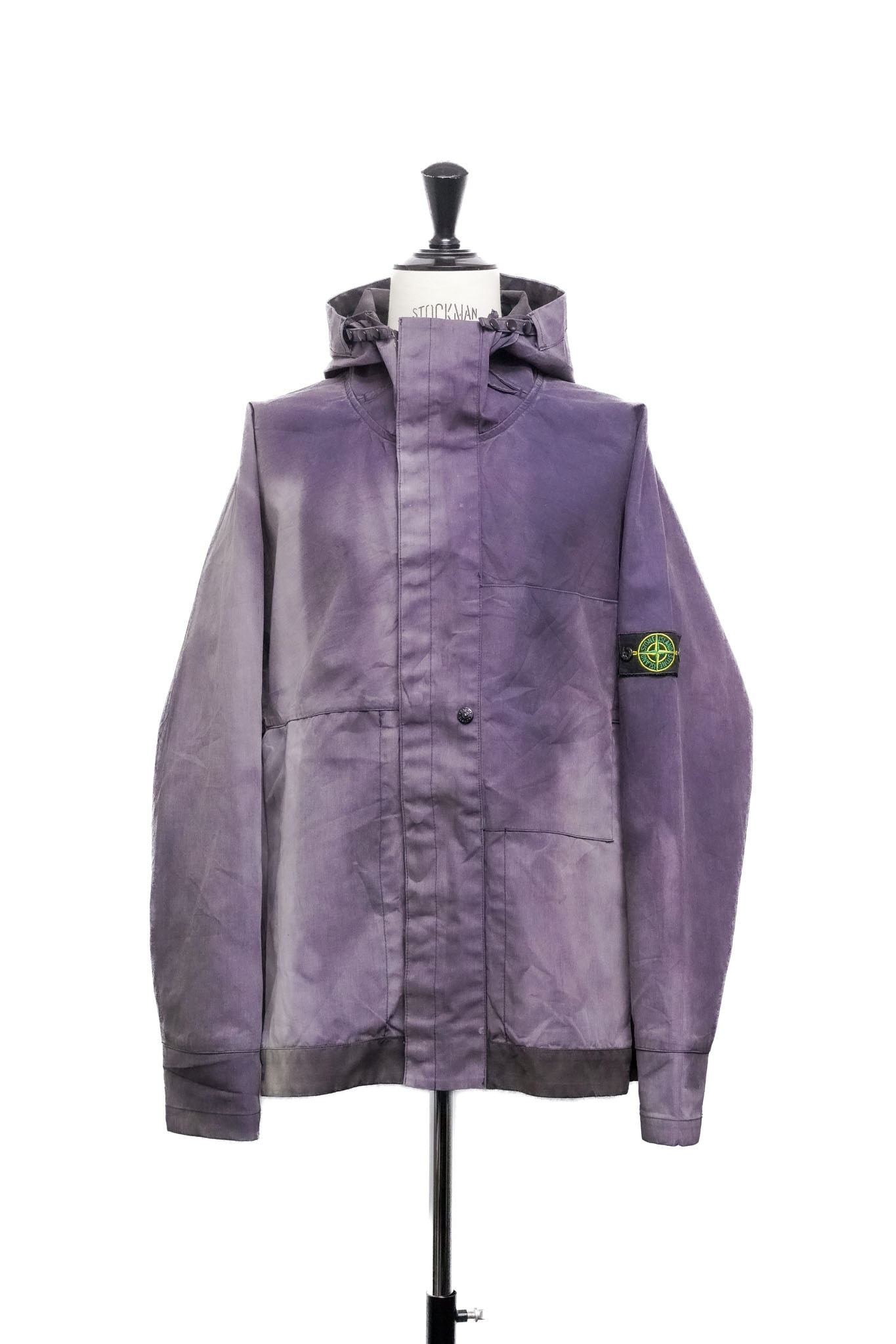 2004ss stone  raso gommato パーカー Stone Island Black Field Raso Gommato 3L Jacket Stone Island