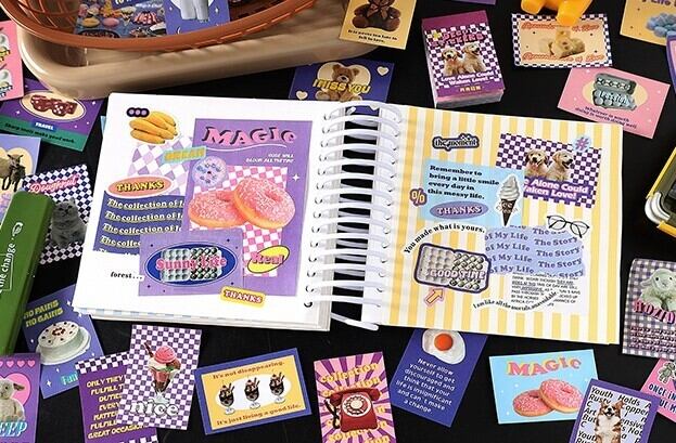 デコレーション系シール 島で起こった昔の出来事シリーズ 全4種類 50