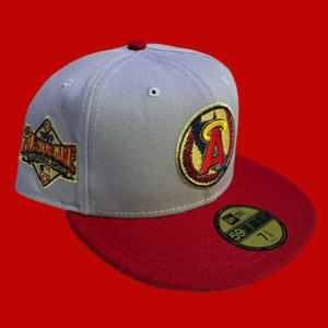 California Angels 1989 All Star Game New Era 59Fifty Fitted / Gray,Red (Gray Brim)