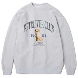 [VIVASTUDIO] RETRIEVER CREWNECK JA [MELANGE GREY] 正規品 韓国ブランド 韓国代行 韓国通販 韓国ファッション トレーナー