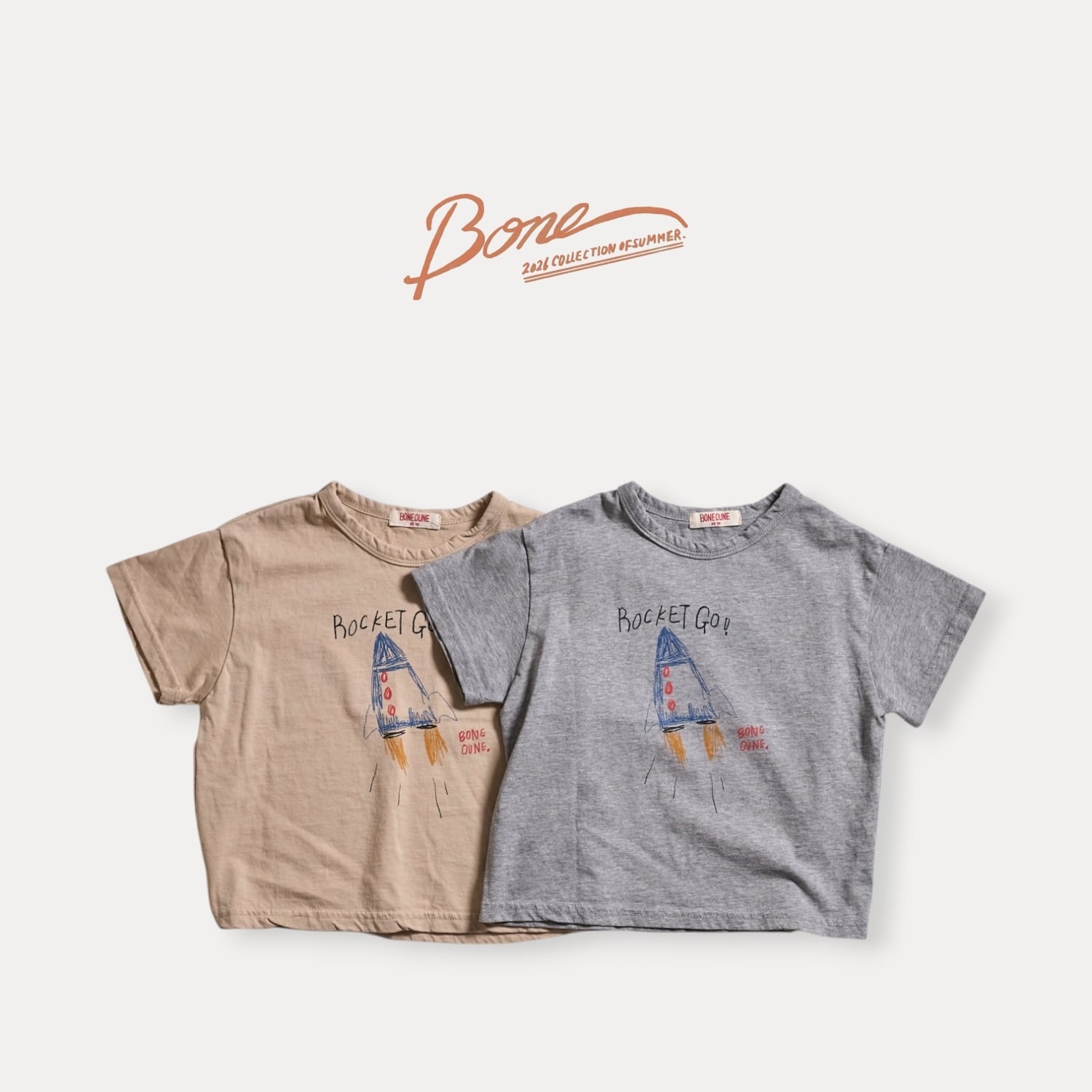 rocket go short sleeve tee【BONEOUNE】※7月中旬〜下旬発送予定