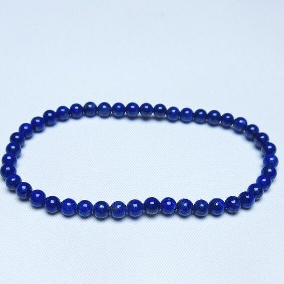 ラピスラズリ ブレスレット 4mm 一点物 メール便可 [M便 1/10] 111-48462