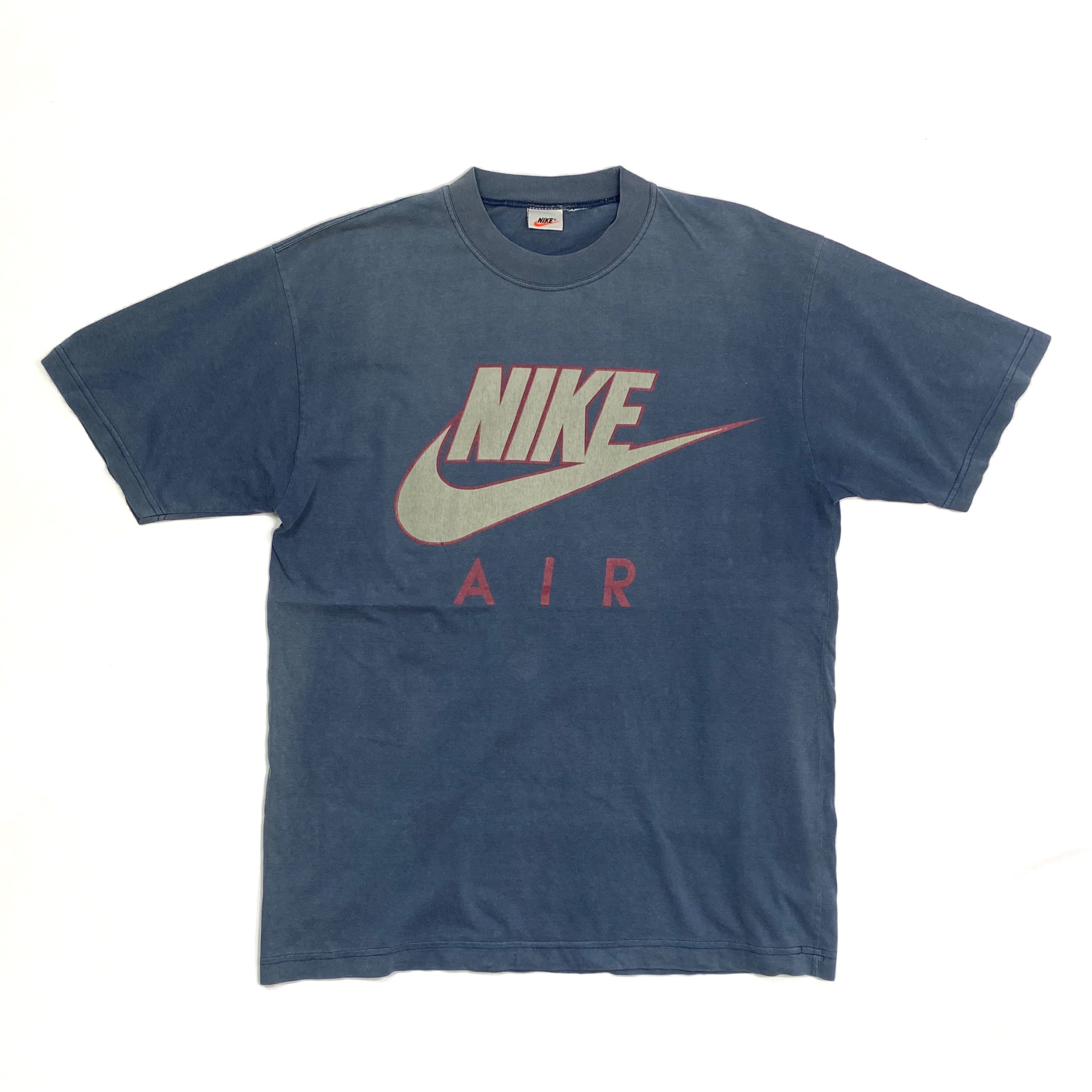 90's NIKE ナイキ  銀タグ　エアマックス初期　スウォッシュロゴTシャツ