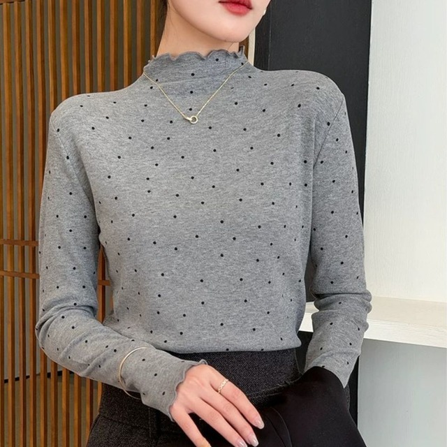 Mellow high neck tops A1749