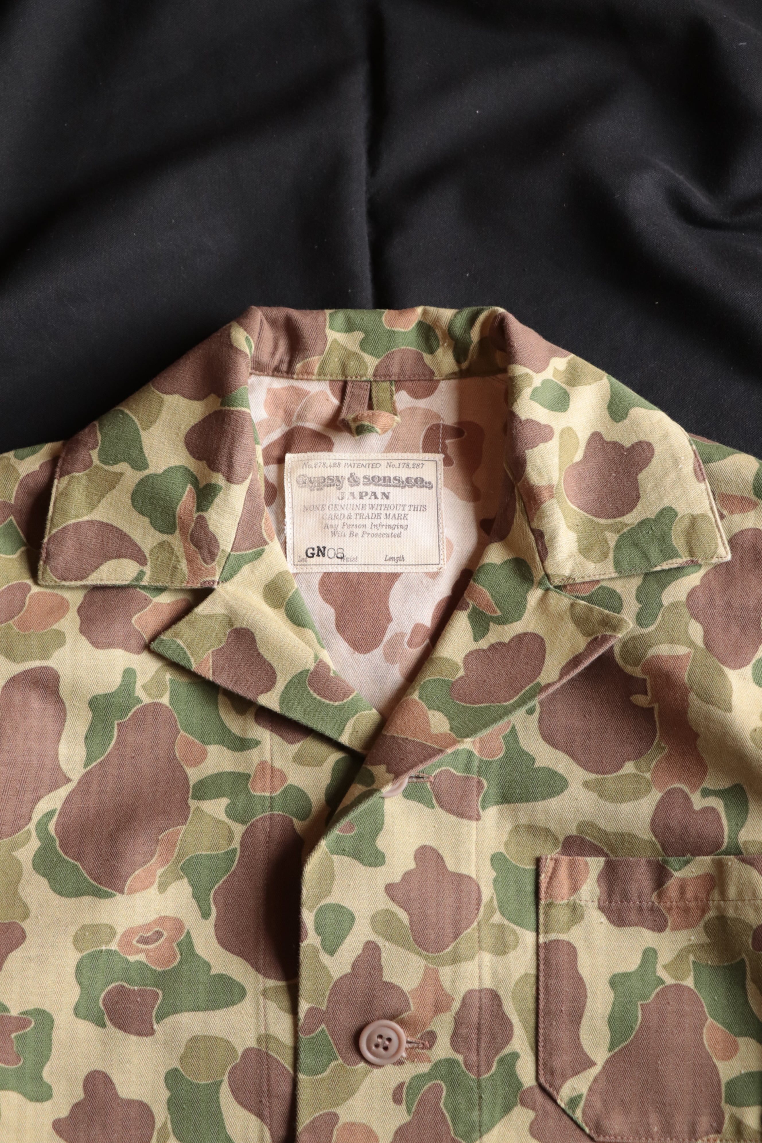 GYPSY & SONS/ジプシーアンドサンズ SLEEPING FROGSKIN CAMO SHIRTS JK