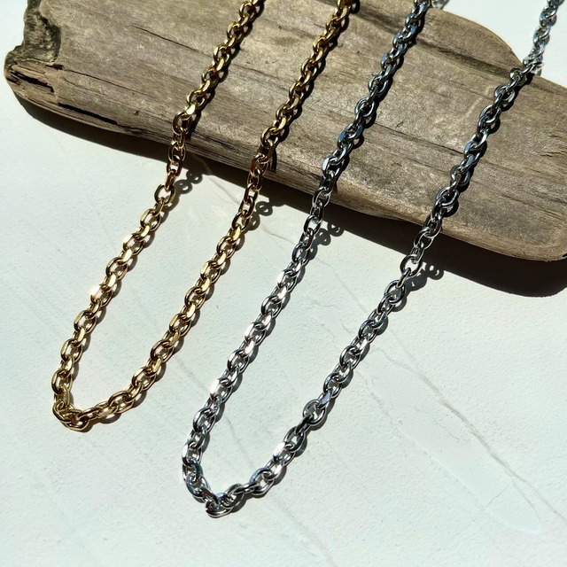 カットチェーン ネックレス stainless